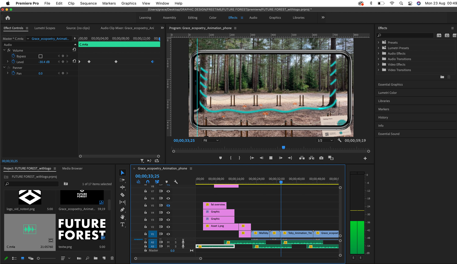 creating the videos